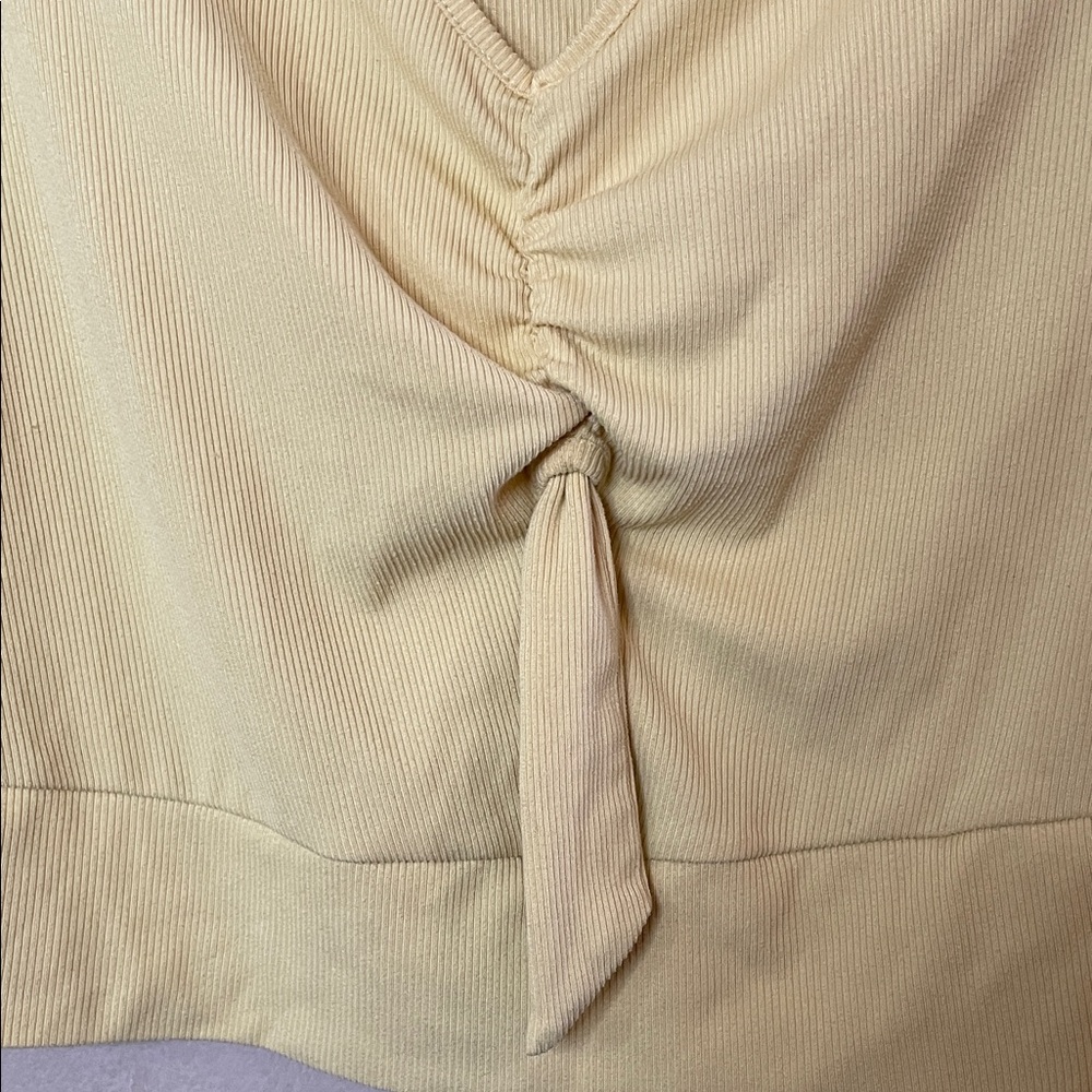 Lee Yellow Crop Top for Women SZ XL - Picture 3 of 4